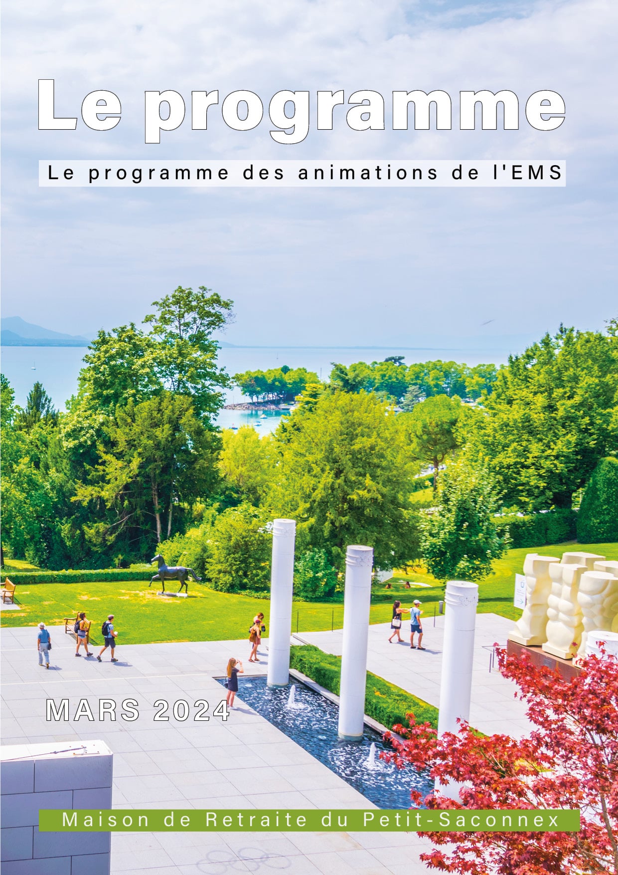 Le programme des animations de l'EMS du Petit-Saconnex en mars 2024