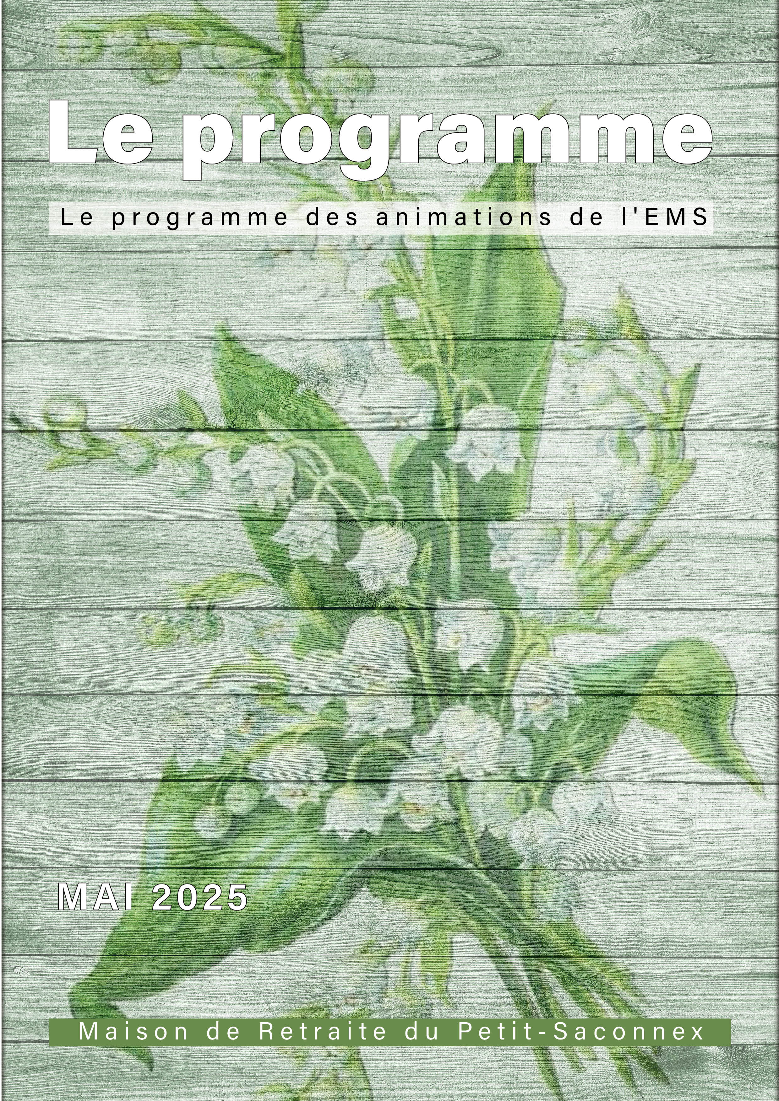 Le programme des animations de l'EMS