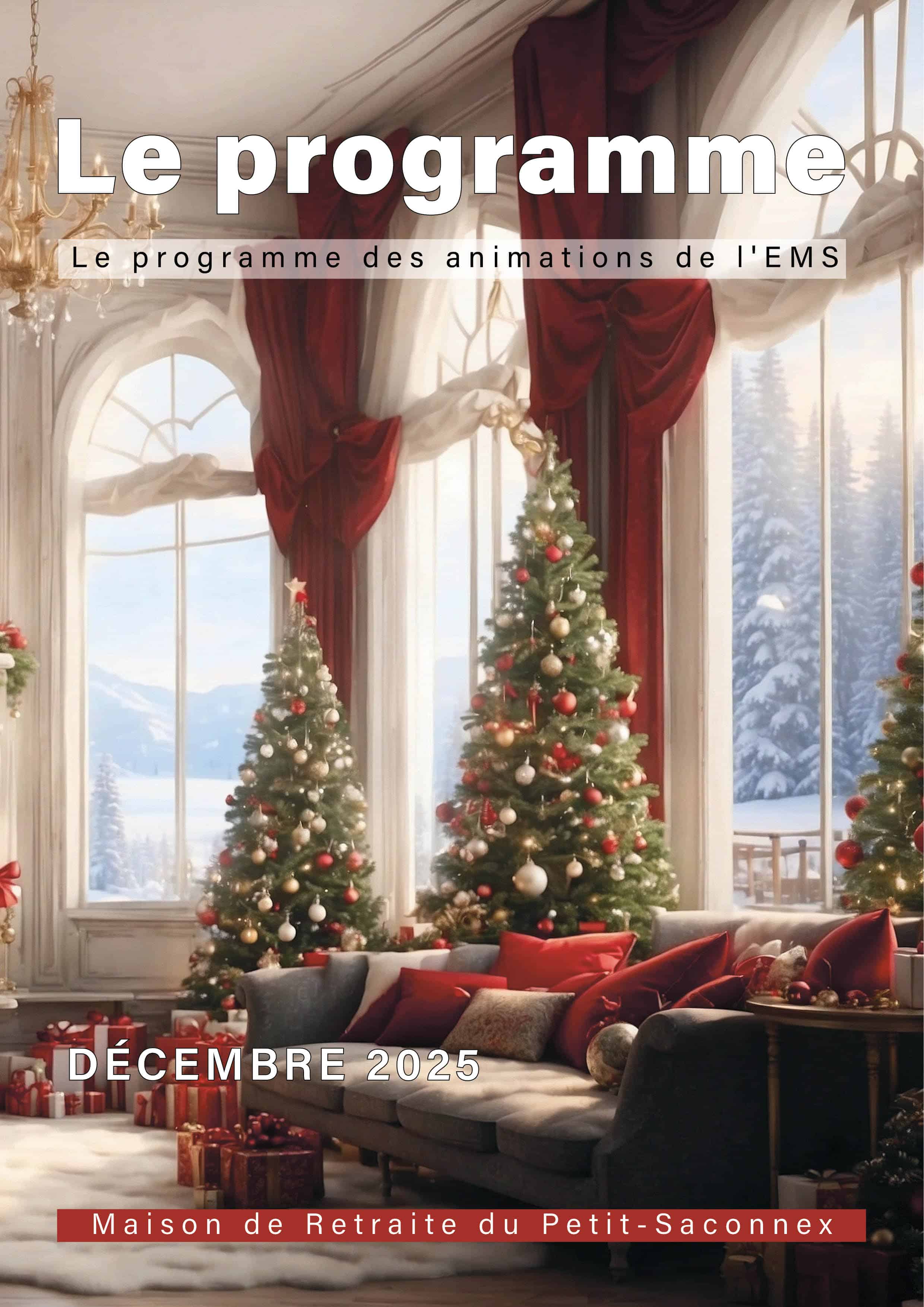 Le programme des animations à l'EMS