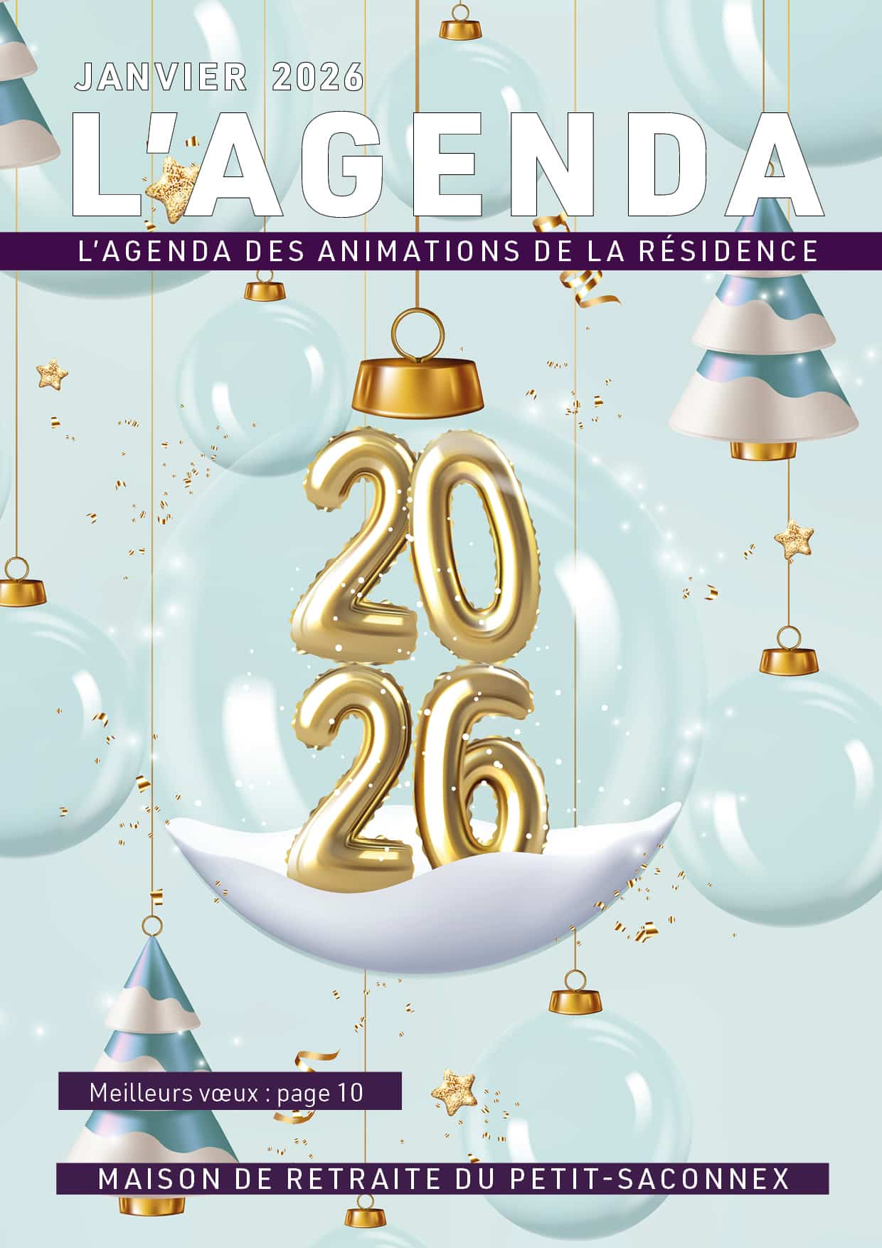 Agenda des animations en résidence - Janvier 2026