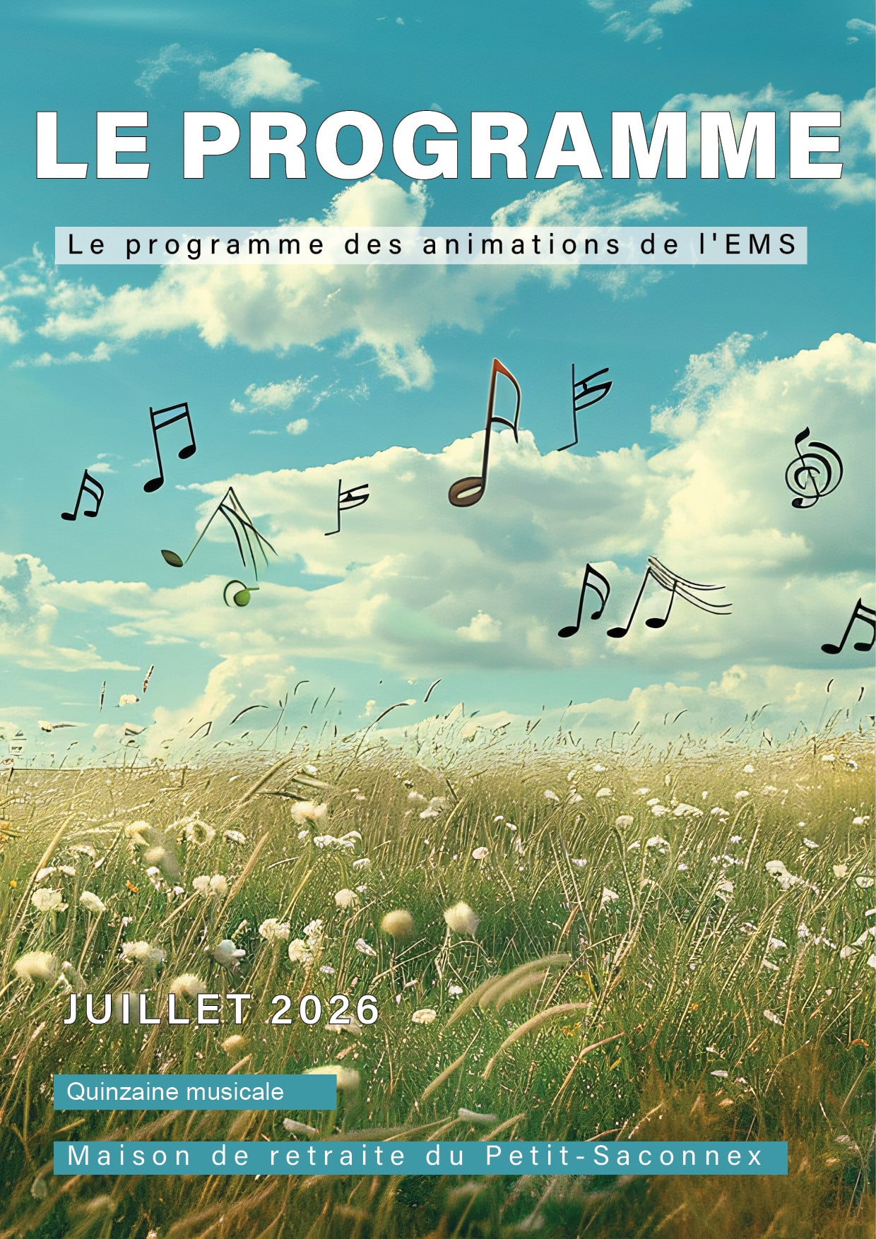 Le programme des animations en EMS