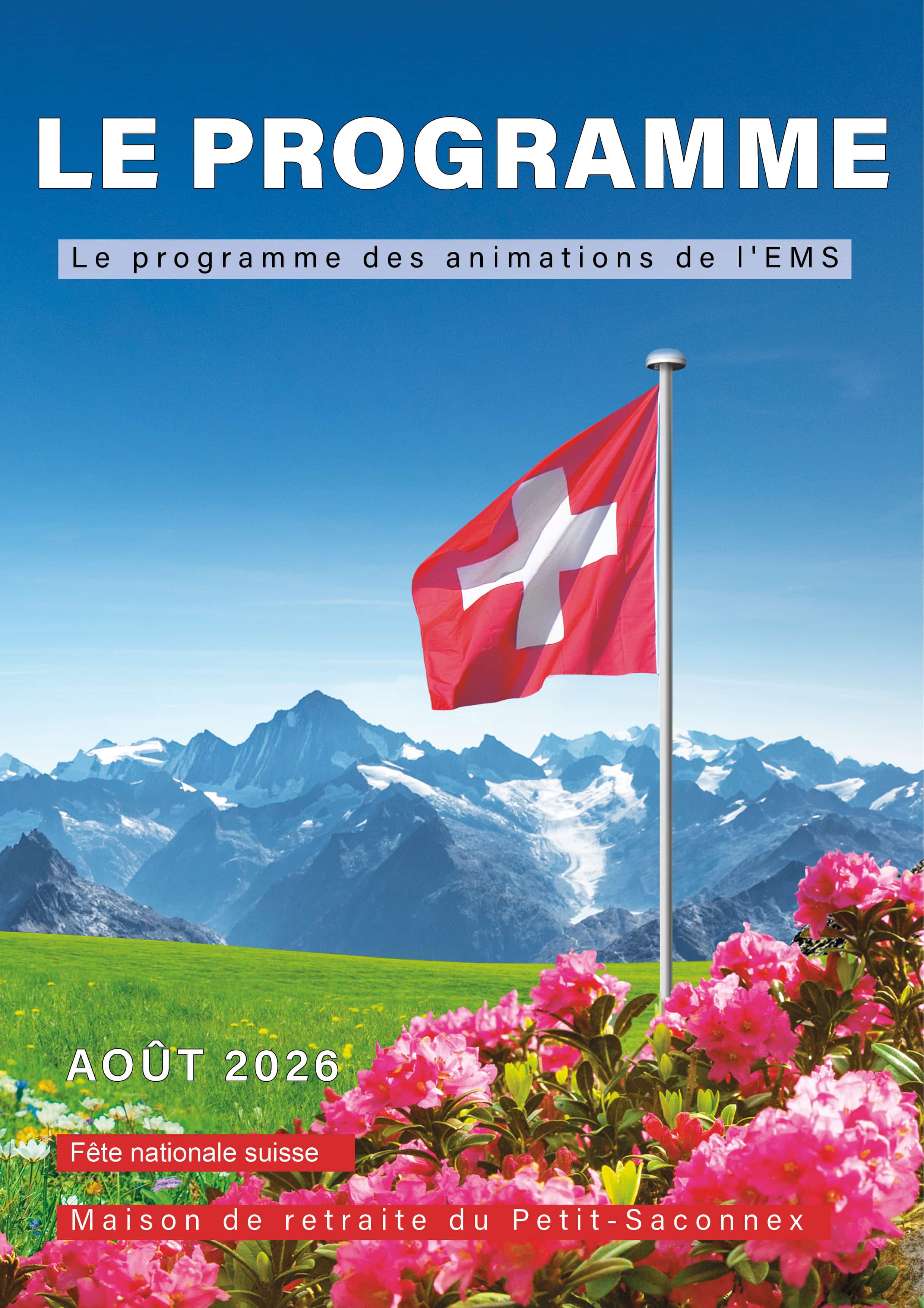 Le programme des animations de l'EMS